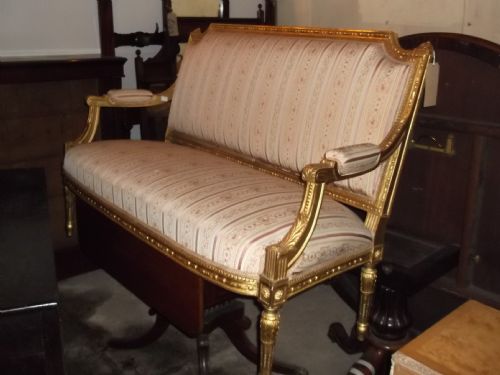 Giltwood Settee