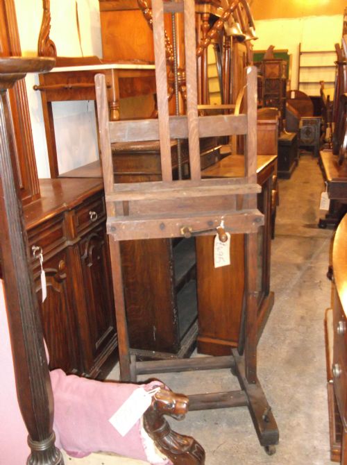 Oak Adjustable Artists Easel