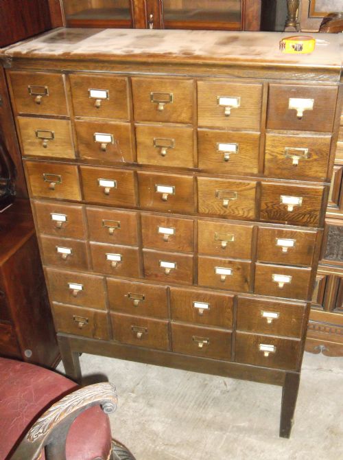 Oak Office Filing Cabinet