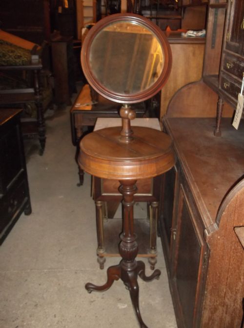 Victorian Mahogany Shaving Stand