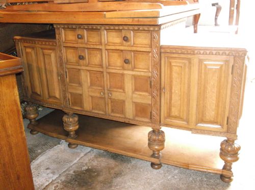 1920s Oak 11 Piece Dining Room Suite