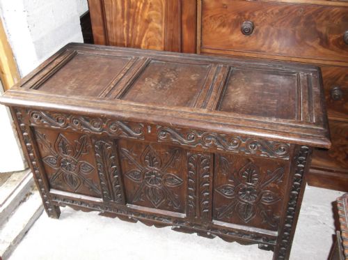Antique Oak Coffer