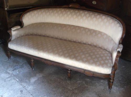 Rosewood Frame Settee/sofa