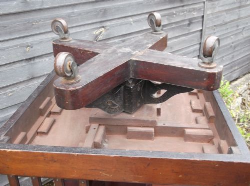 Late Victorian Mahogany Revolving Bookcase