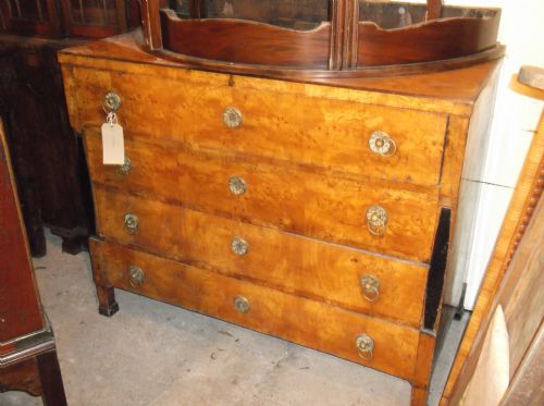 19th Century European 4 Drawer Chest