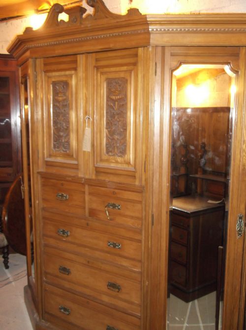 Victorian Ash Wardrobe