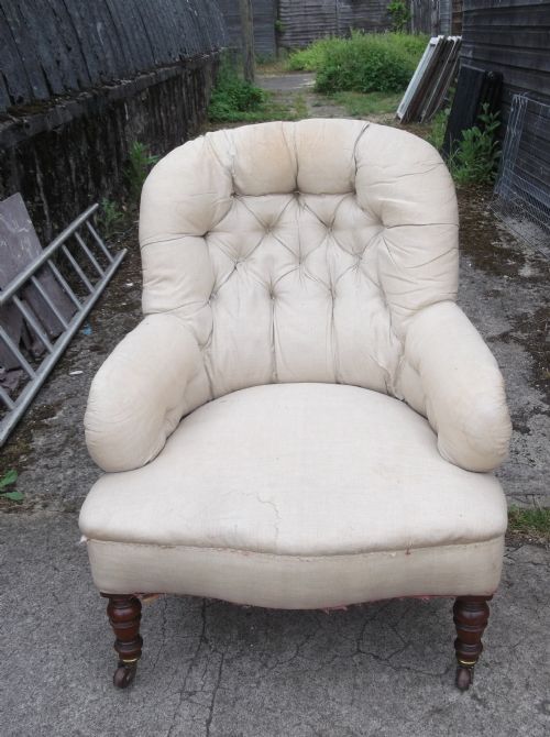 19th Century Gillow&co Upholstered Armchair