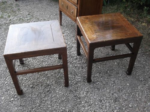 Pair of Chinese Lamp/occasional Tables
