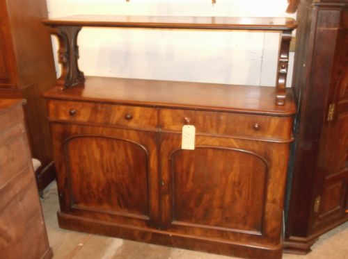 Mid 19th Century Mahogany Buffet/server Side Cabinet