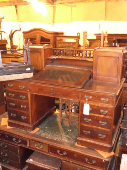 Victorian Mahogany Dickens Desk