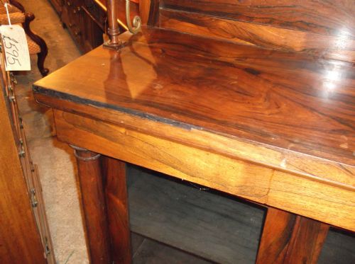 MID 19TH CENTURY ROSEWOOD SIDE CABINET - ADDITIONAL PHOTO 3