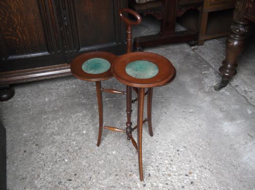 Edwardian Inlaid Mahogany Cake Stand