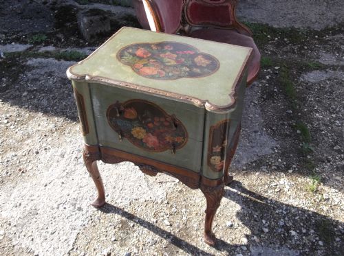 1920s Walnut and Painted 2 Drawer Chest