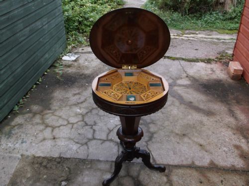 Victorian Walnut Work Table
