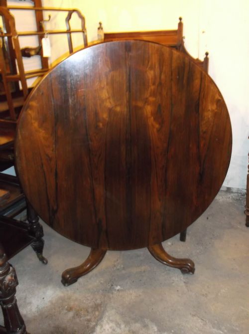 19th Century Pedestal Round Table