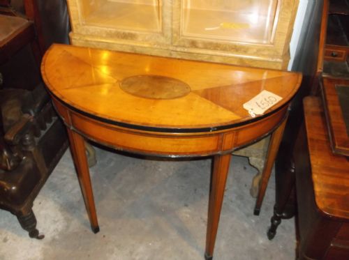 19th Century Satinwood Games Table