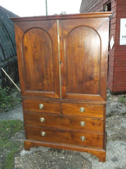Late 19th Century Linen Press Cupboard
