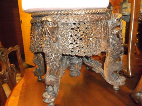 Late 19th Century Ornate Carved Stand