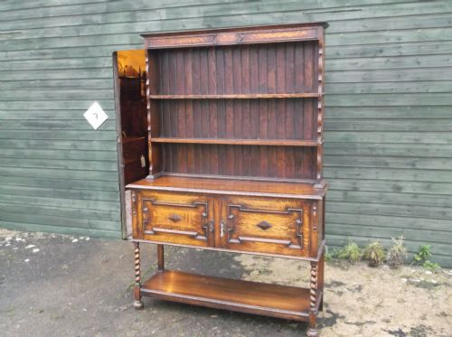Early 20th Century Oak 2 Part Dresser