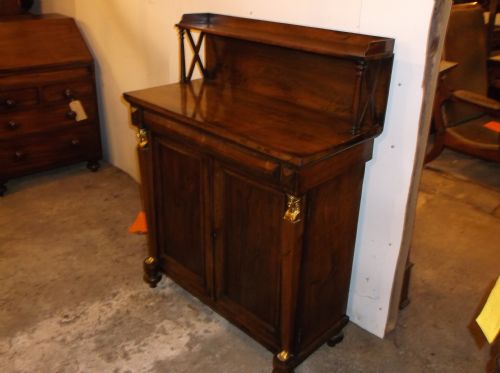 19th Century Rosewood 2 Door Side Cabinet/chiffonier