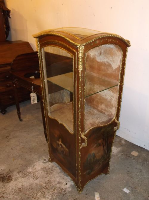 Unusual Sedan Chair Display Cabinet