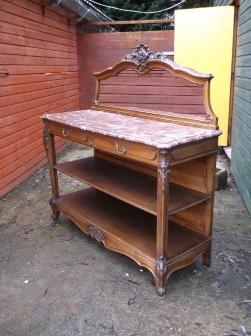 Late 19th Century Walnut Walnut Serving Buffet
