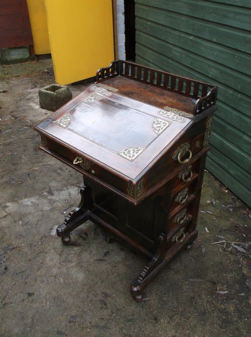 Late 19th Century Decorative Anglo Indian Davenport.