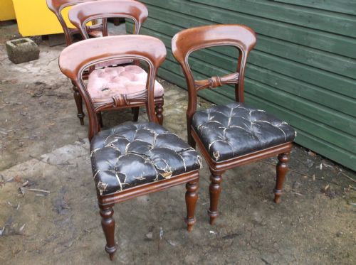Pair of Victorian Mahogany Chairs