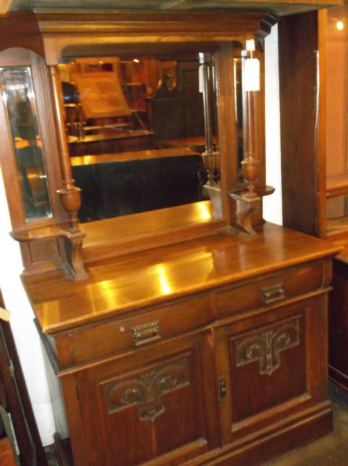 Small Early 20th Century Oak Sideboard