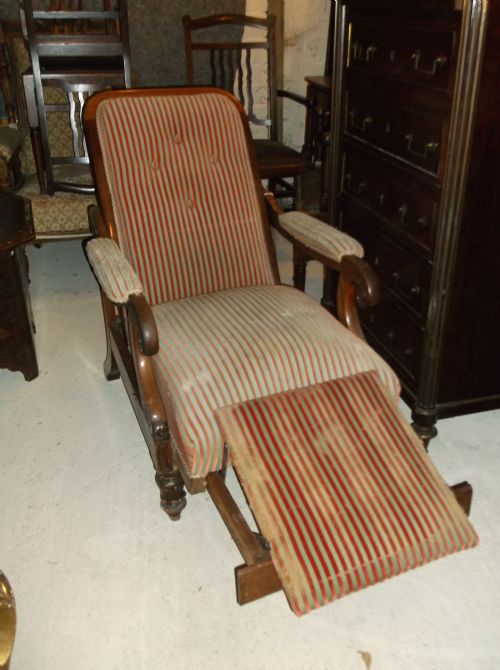 Early Victorian Library Armchair