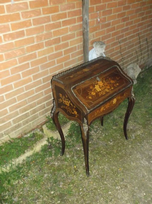 Inlaid Rosewood Writing Bureau