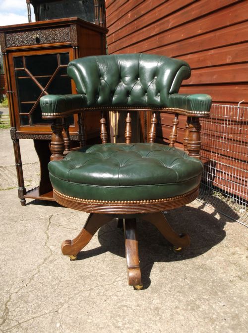Larger Than Normal Revolving Desk Armchair