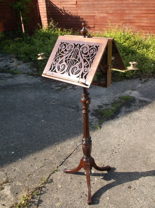 Late 19th Century Mahogany Duet Stand