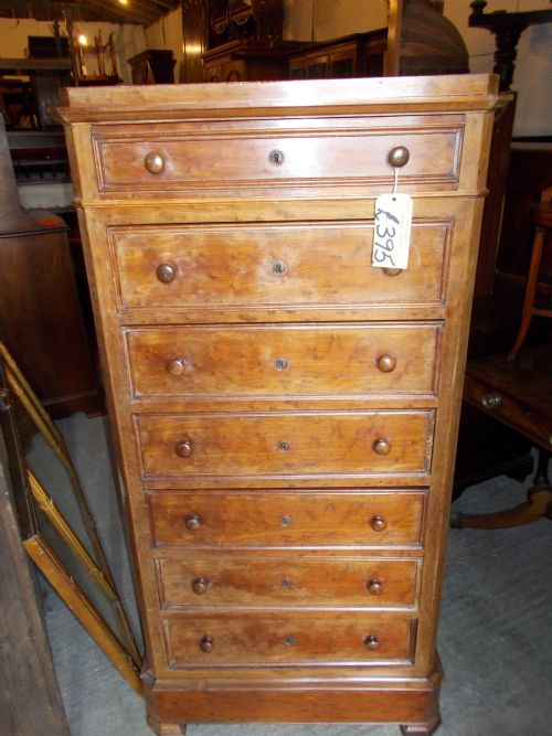 French Wellington Style Chest of 7 Drawers