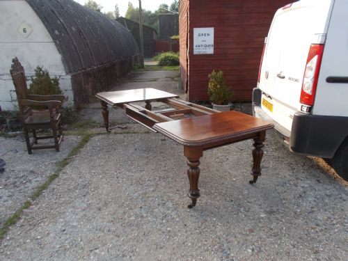 Early Victorian 10 Foot Extending Dining Table.