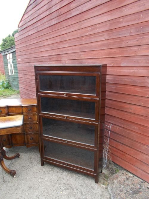 1920s/30s Mahogany Globe Wernicke Style Bookcase