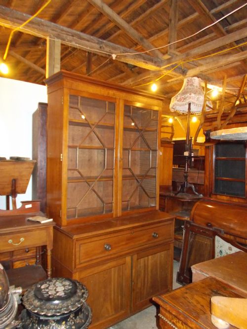 Early 19th Century Secretaire Bookcase