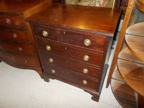 Small Early 20th Century Mahogany Chest
