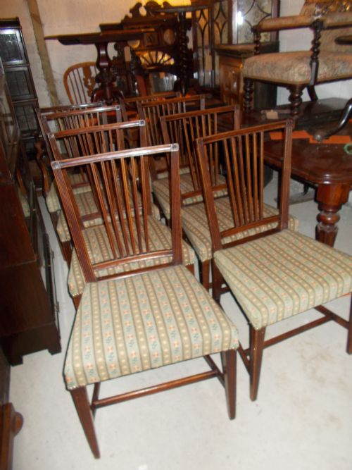 Set of 8 19th Century Dining Chairs