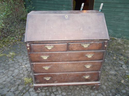 Late Georgian Oak Bureau