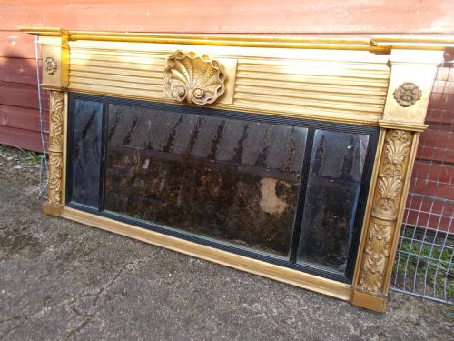 19th Century Gilt Overmantel Mirror