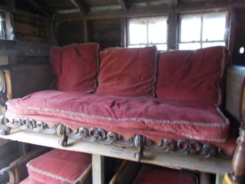 Large Early 20th Century Country House 3 Seater Sofa/settee