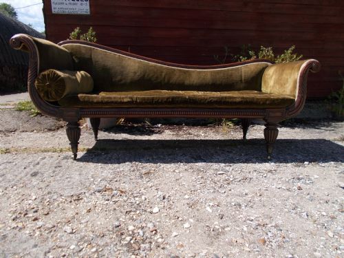 Elegant Regency Chaise Longue