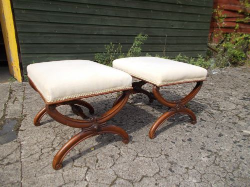 Pair of Mid-19th Century Stools