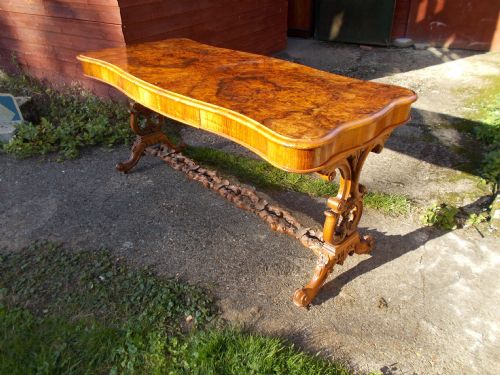 Large 19th Century Walnut Sofa/side Table