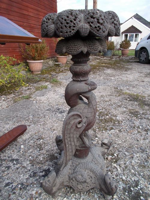 Carved Anglo-indian Stand