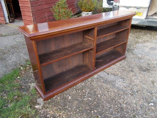 Late 19th Century Open Front Bookcase