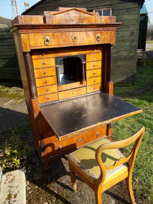 19th Century Secretaire Abbatant