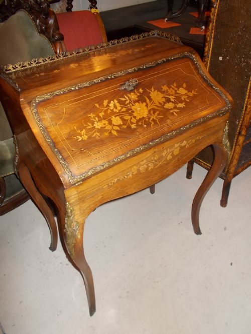 Inlaid Rosewood Writing Bureau