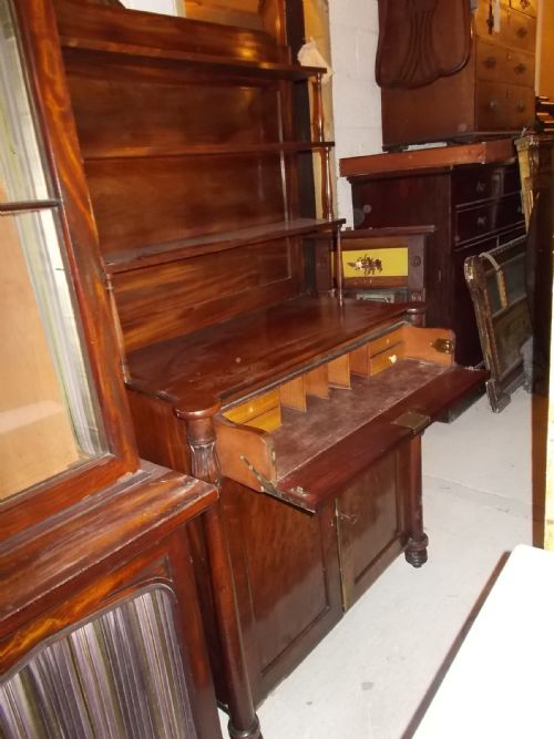 Regency Mahogany Secretaire Side Cabinet/chiffonier